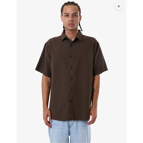 Men’s Dark Brown Th Shirt - Picture 1 of 11